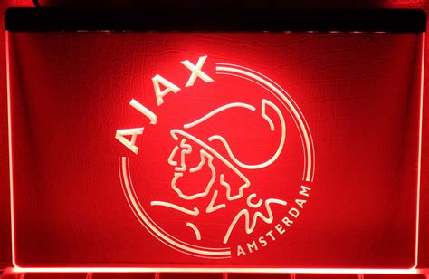 ajax amsterdam  club logo led verlichting display lamp american sale shop