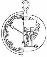 Barometer Diagram Aneroid sketch template
