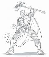 Axe Avengers Desenhar Endgame Contener Hulk Superhero Xcolorings Draw Animados Stormbreaker 1024px 94k Niños Infinity Vingadores sketch template
