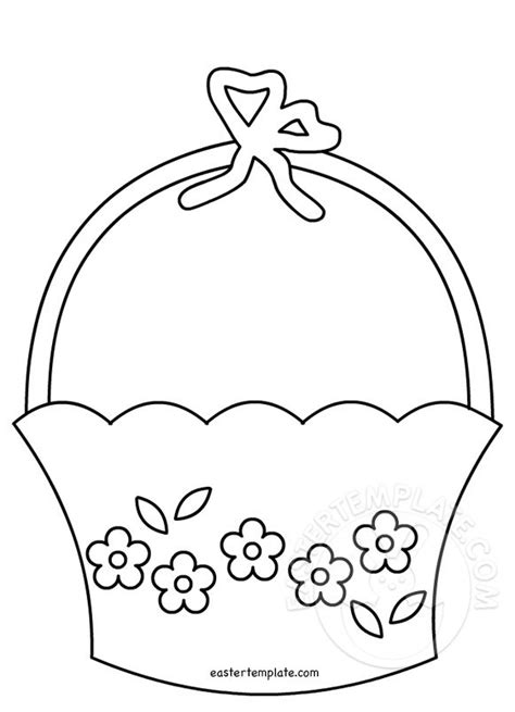 easter basket template easter template