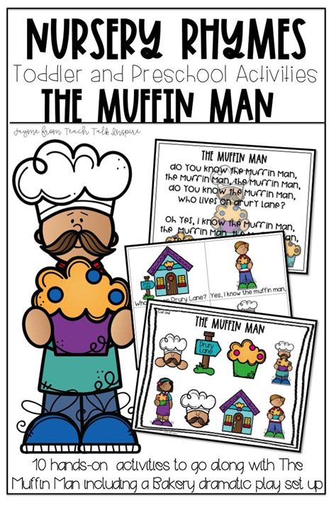 muffin man nursery rhymes  toddlers  preschoolers nursery