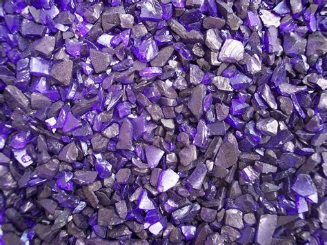 Purple Glass Pebbles Purple Glass Purple Rocks And Crystals
