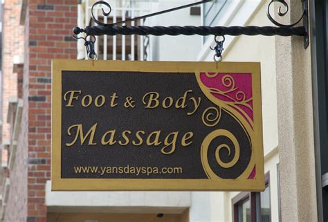 yan spa massage sign yelp