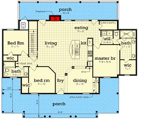 bed southern house plan   unfinished walkout basement br architectural designs