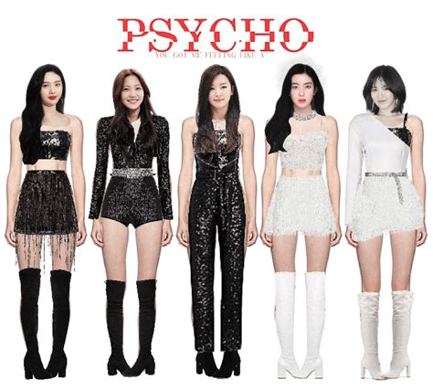 Psycho Stage Outfit Ideas In 2021 Stage Outfits Kpop Outfits Kpop