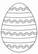 Easter Egg Coloring Pages Eggs Osterei Printable Supercoloring Color Do Simple Colouring Kids Different Categories sketch template