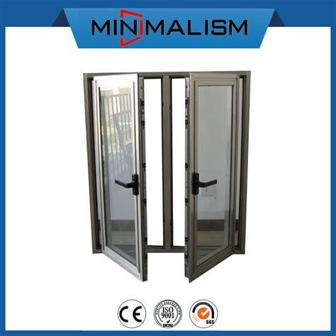 insect screen aluminium casement window sliding window  double cleartinted glazing china