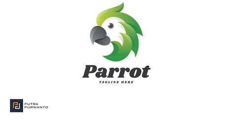 parrot logo template graphic templates envato elements