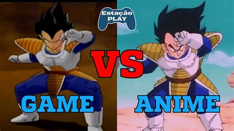 Dragon Ball Infinite World Ps2 Vs Anime Comparação