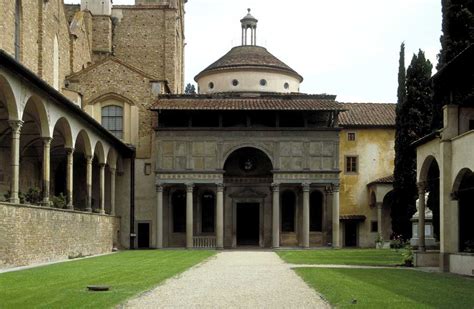 pazzi chapel  renaissance architecture treasure archeetect
