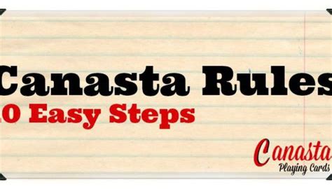 easy canasta rules canasta rules family card games family fun games