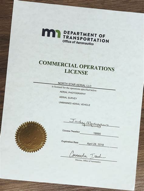 conducting drone business   state  minnesota mn dot operators certificate