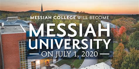 Messiah College Announces Decision To Move To University Status
