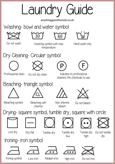 pin  nadine lepage   stuff laundry symbols printable