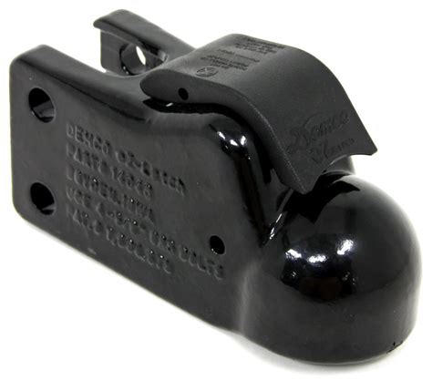 demco trailer coupler cast adjustable channel ez latch black