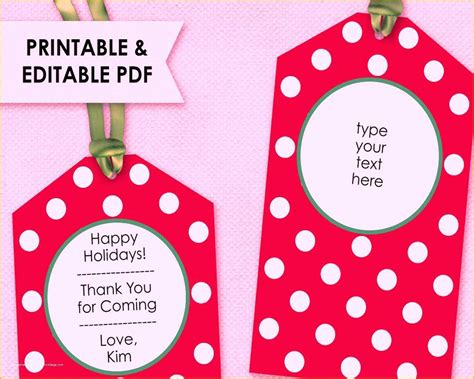 printable gift tag templates  word   printable christmas
