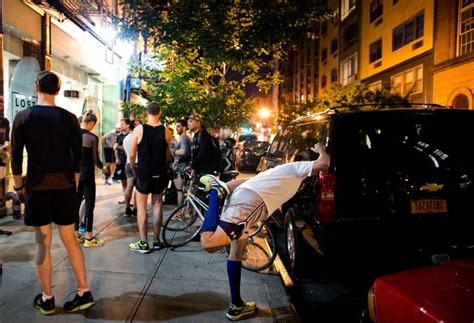 For New York Running Crews Exercise Mixes With Partying The New York