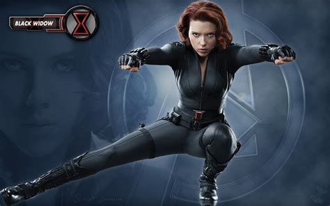 scarlett johansson avengers wallpaper wallpapersafari