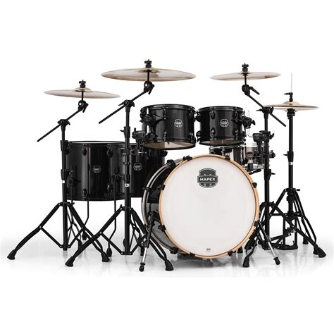 mapex armory  piece studioease fast drum set shell pack  bass  toms  snare