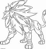 Solgaleo Kleurplaten Bestof Hendershot Coloringhome Pokémon Lunala 123dessins Benjaminpech Weasyl sketch template