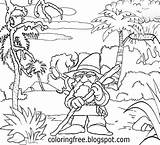 Mystical Wonderful Goblin Wizard Realm sketch template