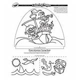 Dome Designer Light Crayola Mystery Search Coloring Pirate Pages Adventure sketch template
