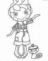 Lalaloopsy Coloring Pages Boy Doll Print Printable Color Baby Rag Birthday Getcolorings sketch template