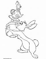 Pooh Winnie Rabbit Coloringhome Kleuring sketch template