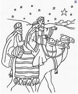 Magi Magos Disegni Dibujos Nativity Wijzen Oosten Kleurplaat Kerst Weisen Racconto Drei Drie Kerstverhaal Camels Weihnachtsgeschichte Epiphany Doriente Bethlehem Kolorowanki sketch template