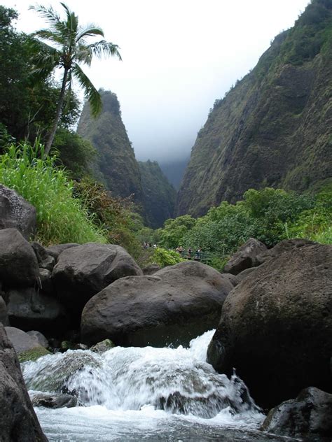 hiking  iao valley state park maui  natural wonders state