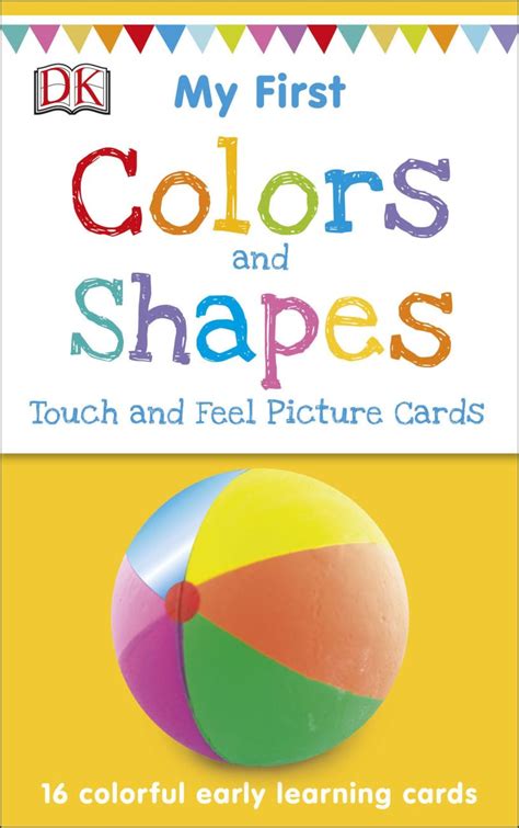 my first touch and feel picture cards colors and shapes dk us