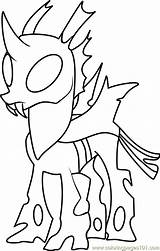 Coloring Thorax Mature Pages Pony Little Friendship Magic Coloringpages101 Getdrawings Online Printable sketch template