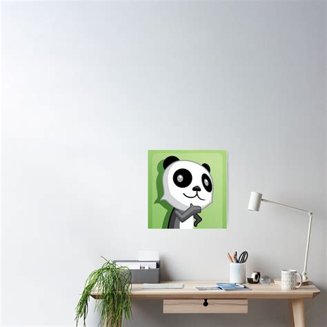 panda gamerpic poster  bleasheevor redbubble