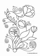 Coloring Flowers Pages Spring Printable Flower Hard Drawing Sheets Kids Embroidery Patterns Pattern Hand Choose Board Getdrawings Comments sketch template