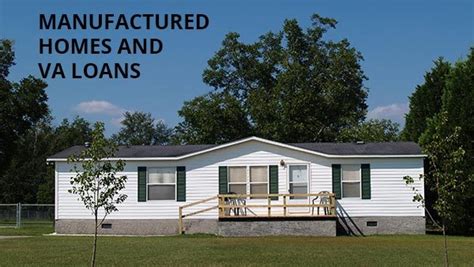 va mobile home loan buy  manufactured home