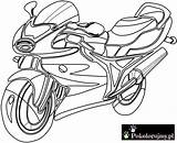 Kolorowanki Motocykle Dzieci sketch template