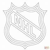Coloring Nhl Pages Logo Printable sketch template
