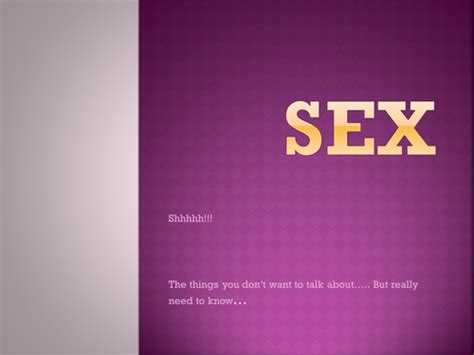 sex education for yr9 teaching resources