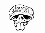 Cholo Drawing Draw Getdrawings Skull sketch template