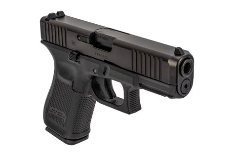 glock  gen  mm full size pistol   front  serrations black glpas