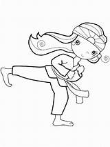 Karate Martial Taekwondo Karateca Enfant Colorare Bambino Disegno Digitales Sellos Marisa Straccia Coloringhome Bordar Spalle Besuchen Kata Ballett Stempel sketch template