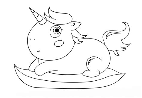 baby unicorn coloring pages freely educative printable unicorn