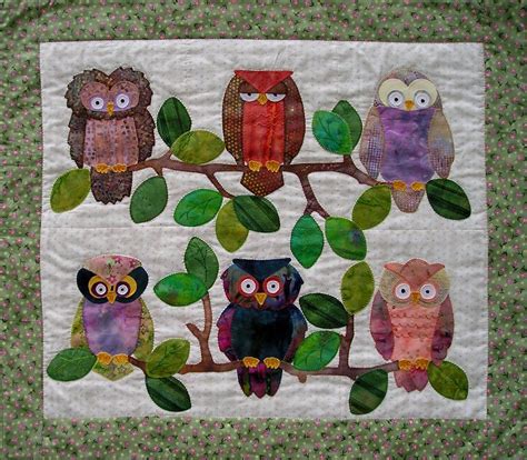 owl quilt owl quilts bird quilt animal quilts cat quilt owl quilt