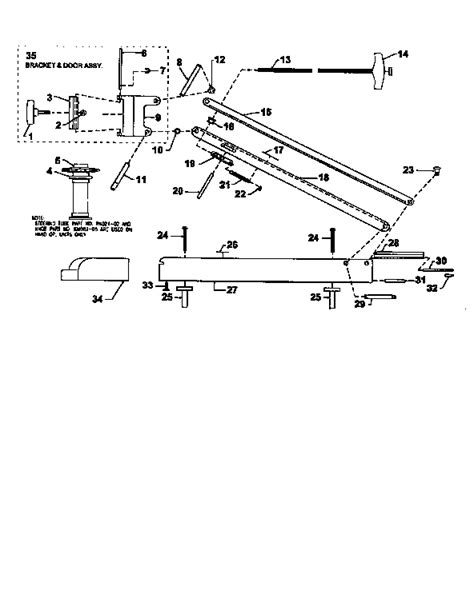 complete mount assembly diagram parts list  model gf motorguide parts boat motor parts