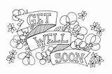 Coloring Greeting Adult Cards Pages Well Soon Printable Card Diy Colouring Downloadable Birthday Sheets Adults Keep Choose Board sketch template