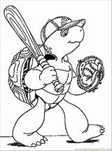 Cartoons Franklin Turtle sketch template