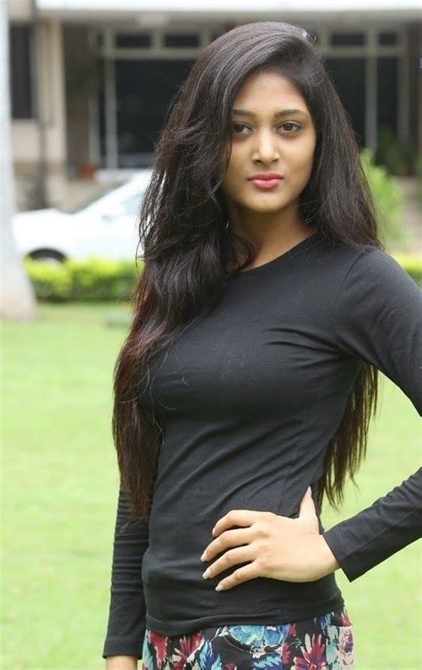 Telugu Cinema Actress Sushma Raj In Black Tight T Shirt