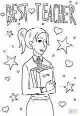 Teacher Thank Coloring Pages Printable Getcolorings Color Sheets Print sketch template