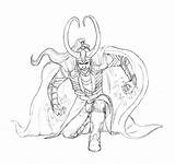 Loki Thor Desenhar Printmania sketch template