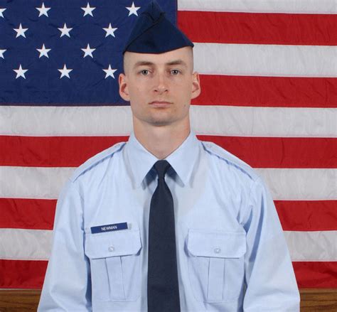 Air Force Airman 1st Class David S Newman And Parchment Graduate